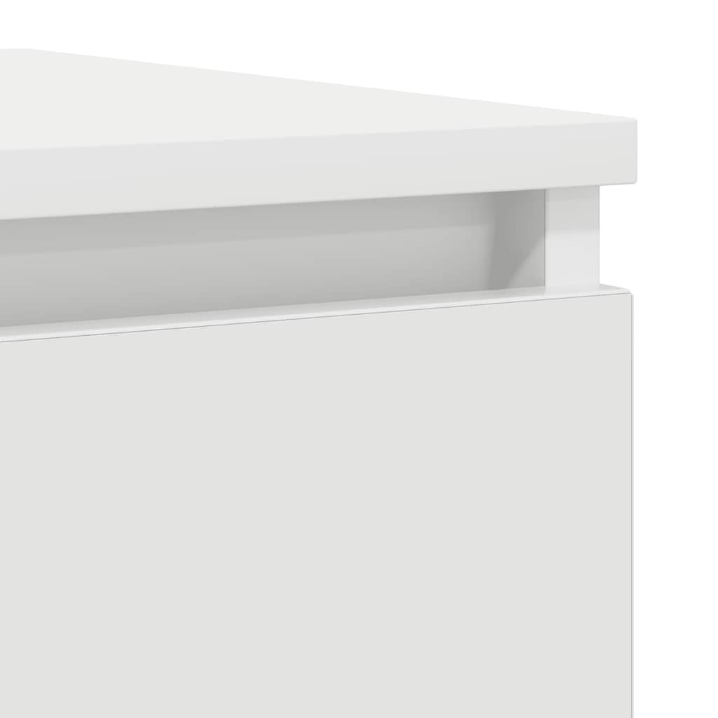 Sideboard White 37.5x35x99 cm Engineered Wood