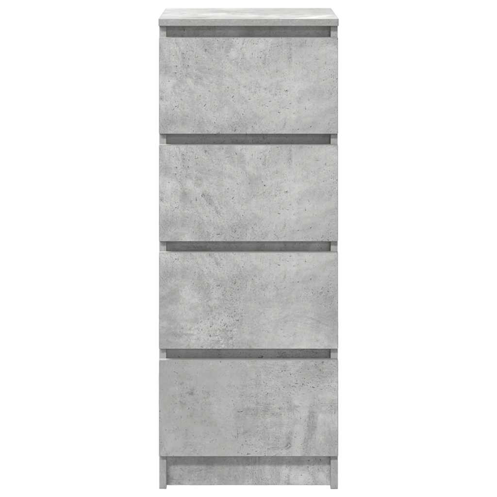 Sideboard Concrete Grey 37.5x35x99 cm Engineered Wood
