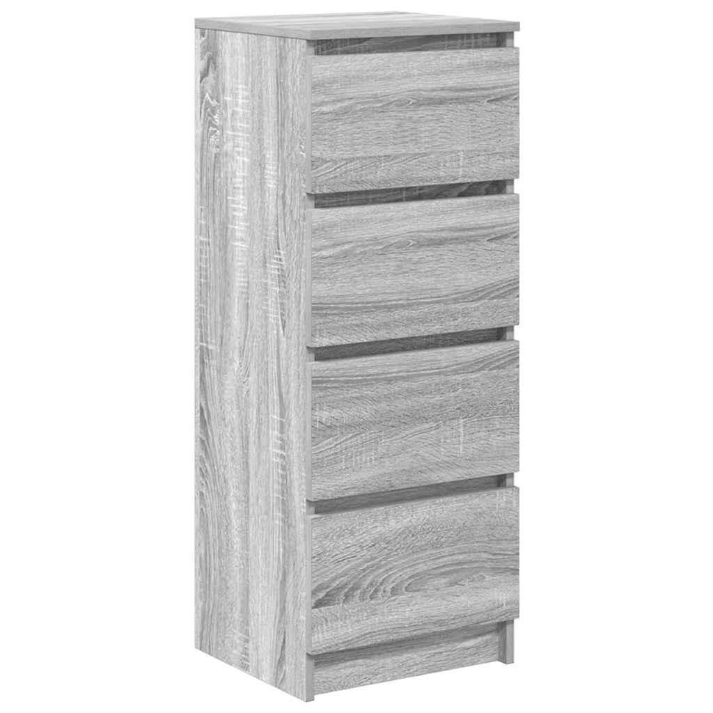 Sideboard Grey Sonoma 37.5x35x99 cm Engineered Wood