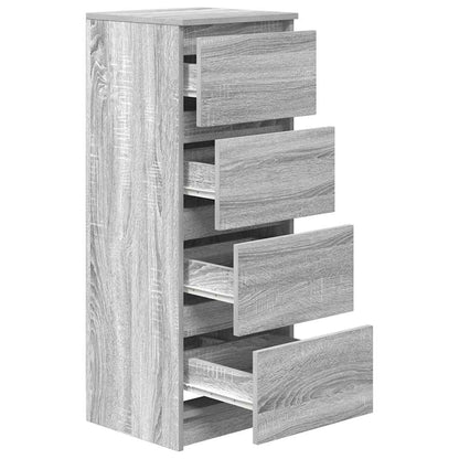Sideboard Grey Sonoma 37.5x35x99 cm Engineered Wood