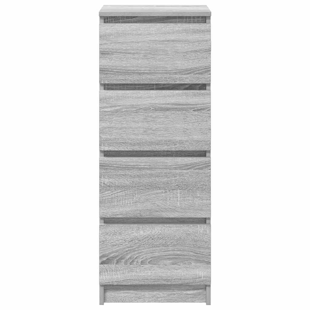 Sideboard Grey Sonoma 37.5x35x99 cm Engineered Wood