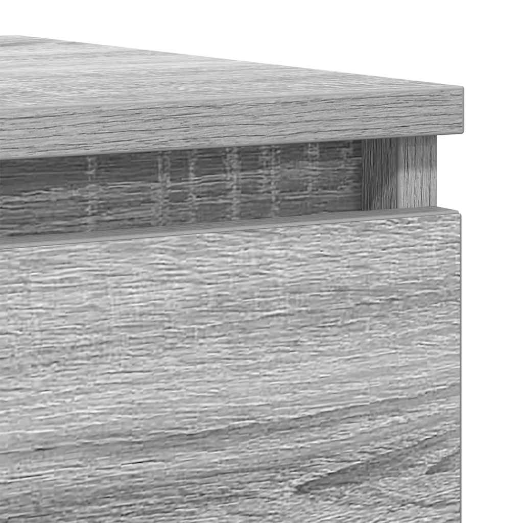 Sideboard Grey Sonoma 37.5x35x99 cm Engineered Wood