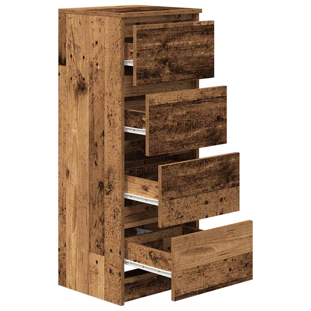 Sideboard Old Wood 37.5x35x99 cm Engineered Wood