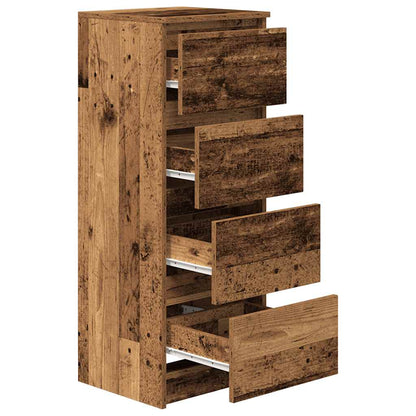 Sideboard Old Wood 37.5x35x99 cm Engineered Wood