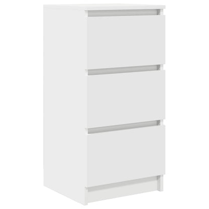 Sideboard White 37.5x35x76 cm Engineered Wood
