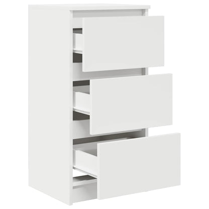 Sideboard White 37.5x35x76 cm Engineered Wood