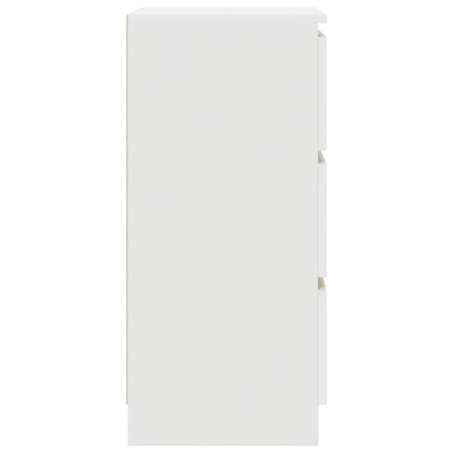 Sideboard White 37.5x35x76 cm Engineered Wood