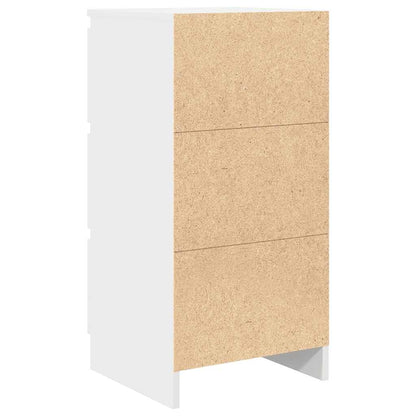 Sideboard White 37.5x35x76 cm Engineered Wood