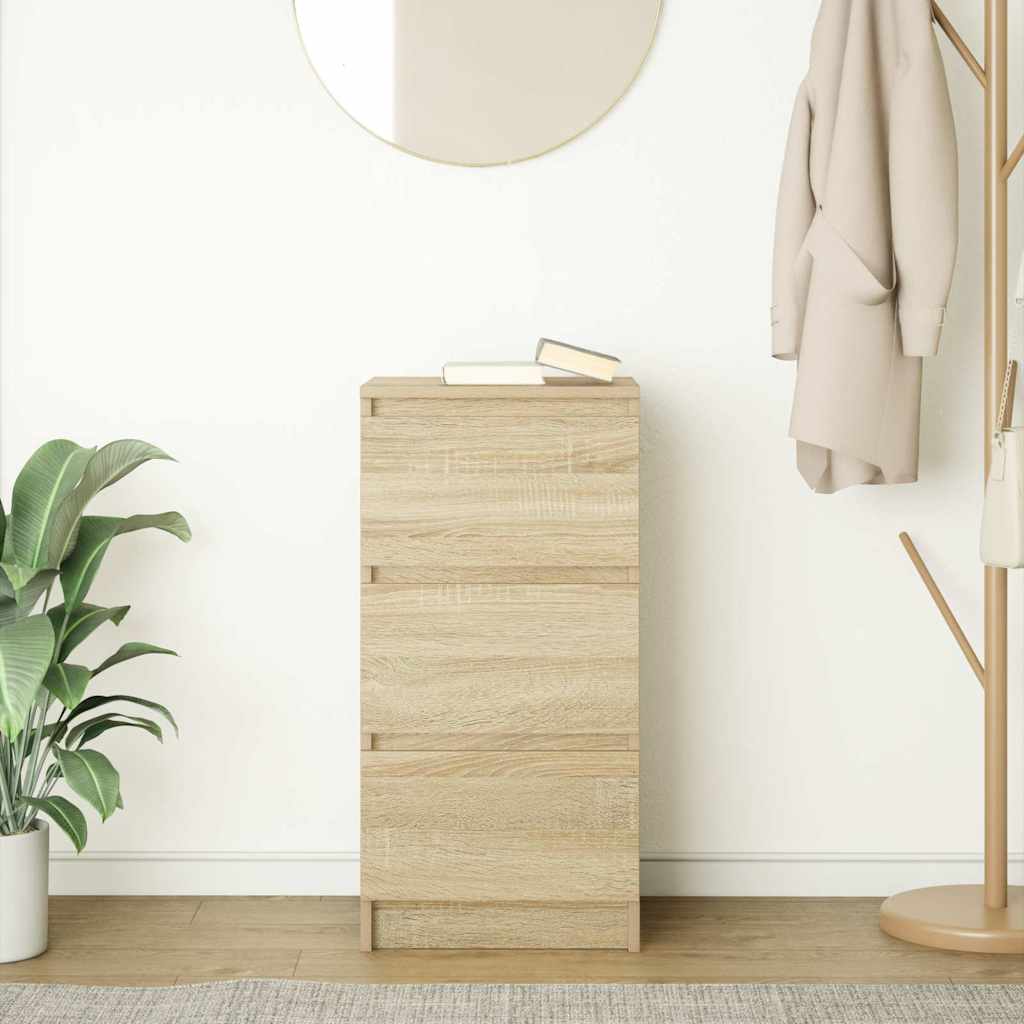 Sideboard Sonoma Oak 37.5x35x76 cm Engineered Wood