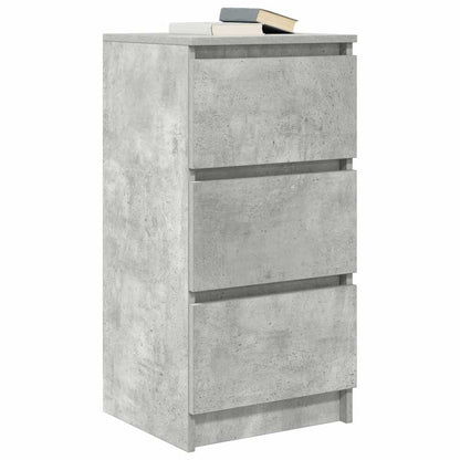 Sideboard Concrete Grey 37.5x35x76 cm Engineered Wood