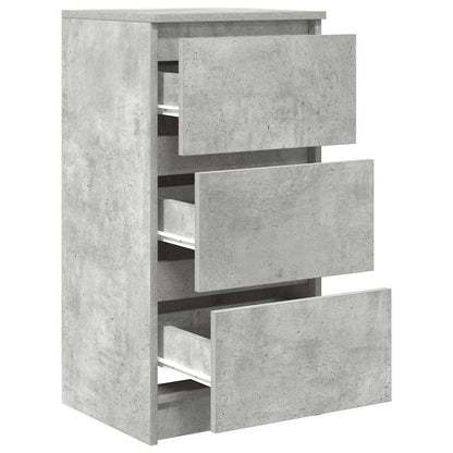 Sideboard Concrete Grey 37.5x35x76 cm Engineered Wood
