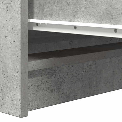 Sideboard Concrete Grey 37.5x35x76 cm Engineered Wood