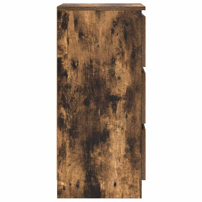 Sideboard Smoked Oak 37.5x35x76 cm Engineered Wood