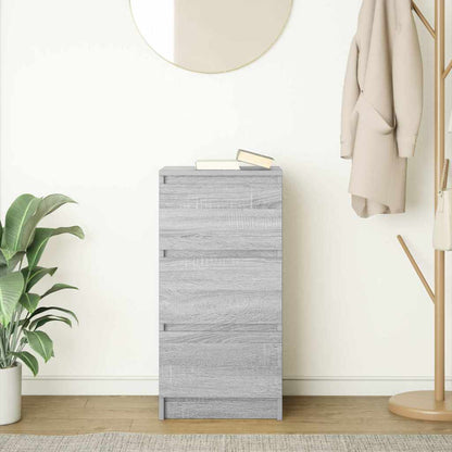 Sideboard Grey Sonoma 37.5x35x76 cm Engineered Wood
