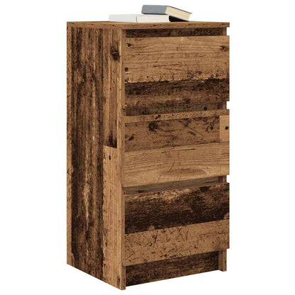 Sideboard Old Wood 37.5x35x76 cm Engineered Wood