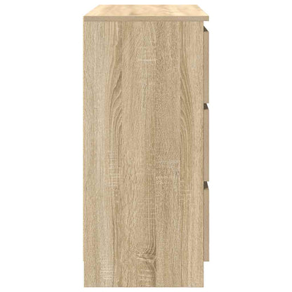 Sideboard Sonoma Oak 80x35x76 cm Engineered Wood