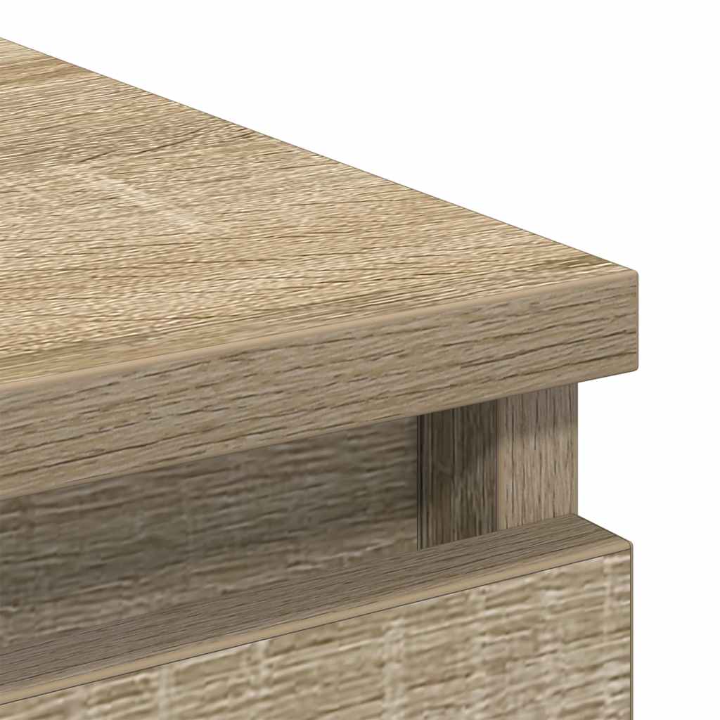 Sideboard Sonoma Oak 80x35x76 cm Engineered Wood