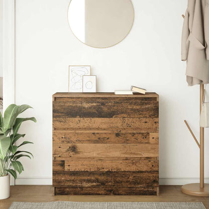 Sideboard Old Wood 80x35x76 cm Engineered Wood