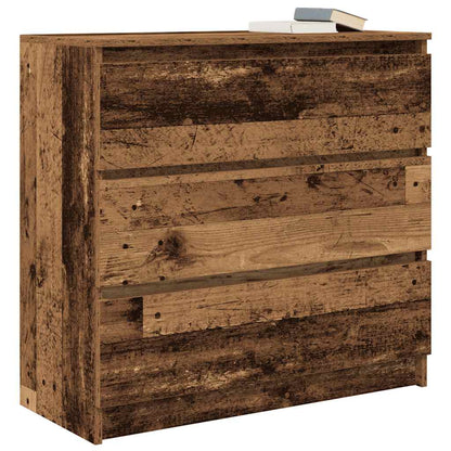 Sideboard Old Wood 80x35x76 cm Engineered Wood