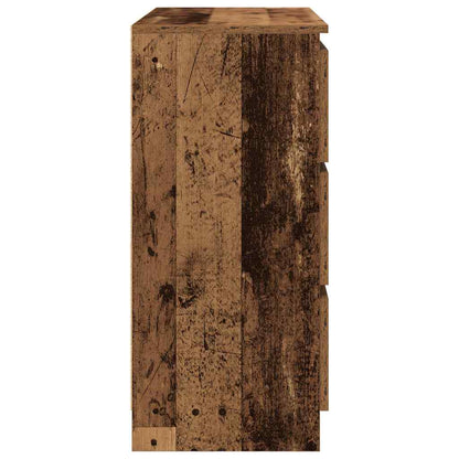 Sideboard Old Wood 80x35x76 cm Engineered Wood