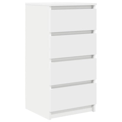 Sideboard White 37.5x35x76 cm Engineered Wood