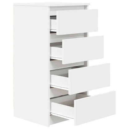 Sideboard White 37.5x35x76 cm Engineered Wood
