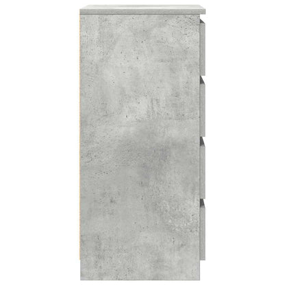 Sideboard Concrete Grey 37.5x35x76 cm Engineered Wood