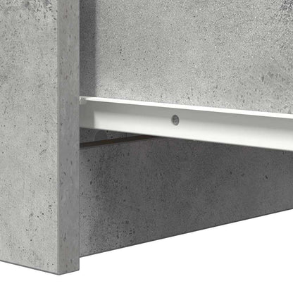 Sideboard Concrete Grey 37.5x35x76 cm Engineered Wood