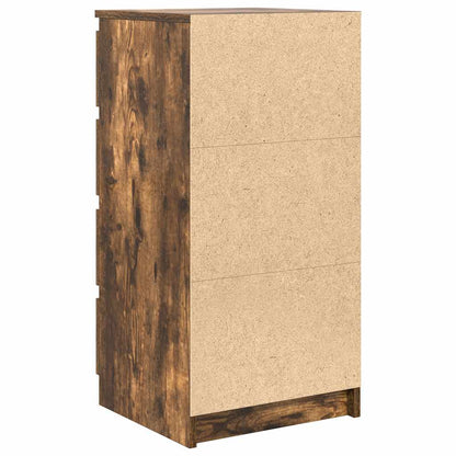 Sideboard Smoked Oak 37.5x35x76 cm Engineered Wood