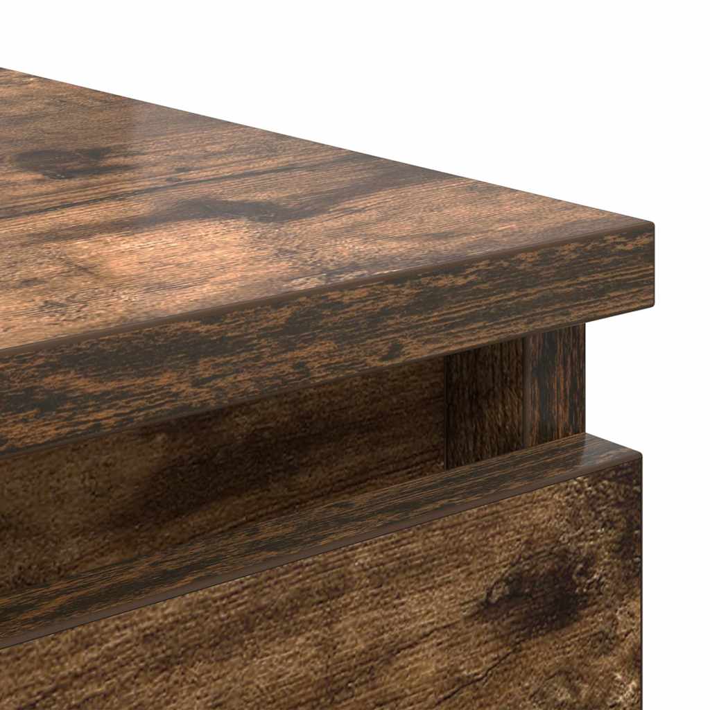 Sideboard Smoked Oak 37.5x35x76 cm Engineered Wood