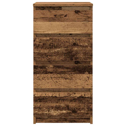 Sideboard Old Wood 37.5x35x76 cm Engineered Wood