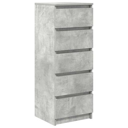 Sideboard with Drawers Concrete Grey 37.5x35x99 cm Engineered Wood