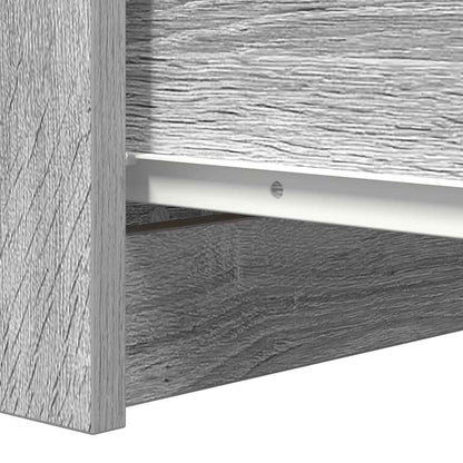Sideboard with Drawers Grey Sonoma 37.5x35x99 cm Engineered Wood