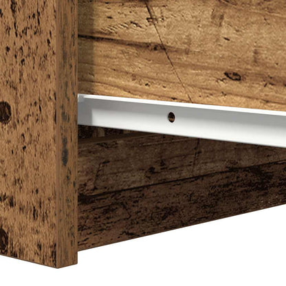 Sideboard with Drawers Old Wood 37.5x35x99 cm Engineered Wood