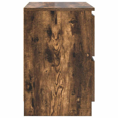 TV Cabinet Smoked Oak 60x35x54 cm Engineered Wood