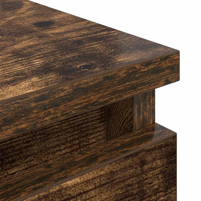 TV Cabinet Smoked Oak 60x35x54 cm Engineered Wood
