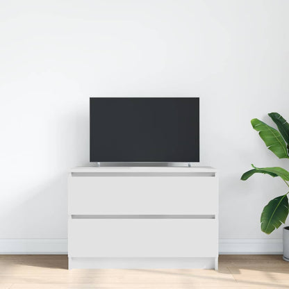 TV Cabinet White 80x35x54 cm Engineered Wood