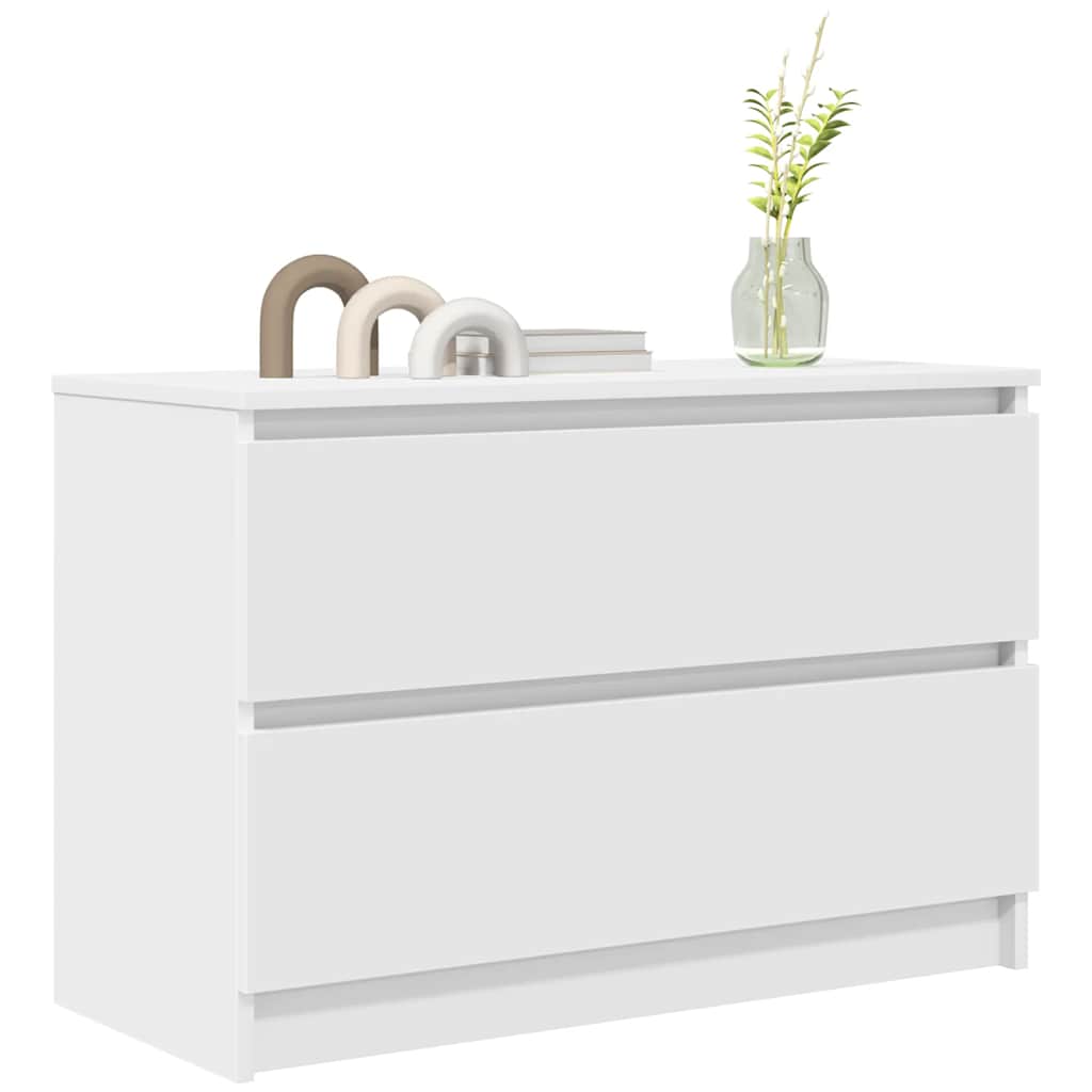 TV Cabinet White 80x35x54 cm Engineered Wood