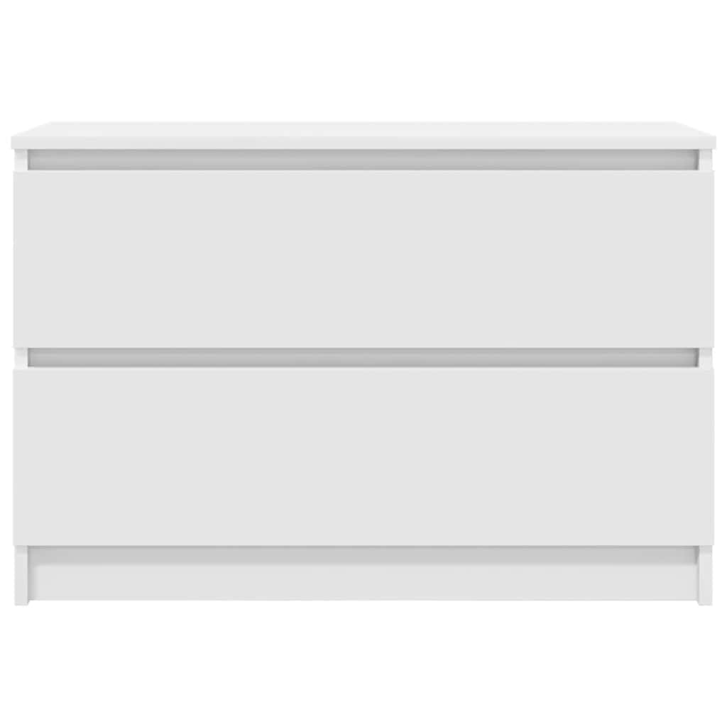 TV Cabinet White 80x35x54 cm Engineered Wood