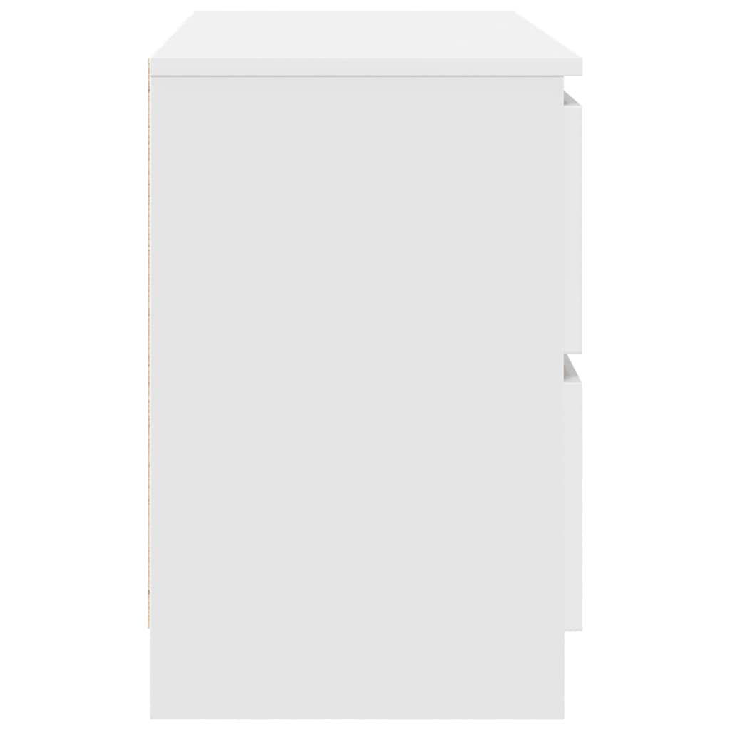 TV Cabinet White 80x35x54 cm Engineered Wood