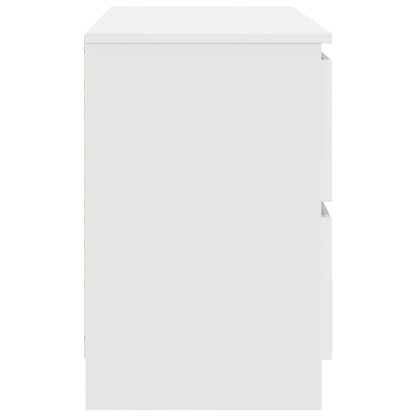 TV Cabinet White 80x35x54 cm Engineered Wood