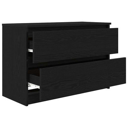 TV Cabinet Black 80x35x54 cm Engineered Wood