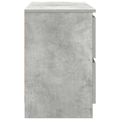 TV Cabinet Concrete Grey 80x35x54 cm Engineered Wood