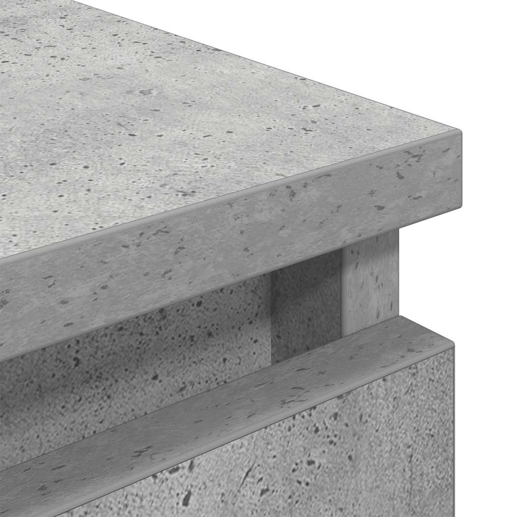 TV Cabinet Concrete Grey 80x35x54 cm Engineered Wood