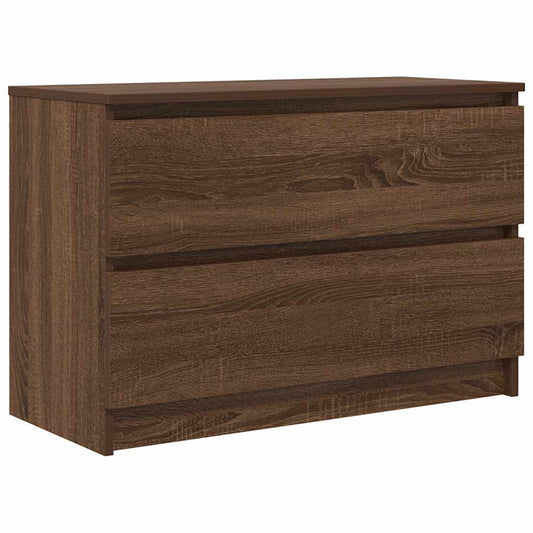 TV Cabinet Brown Oak 80x35x54 cm Engineered Wood