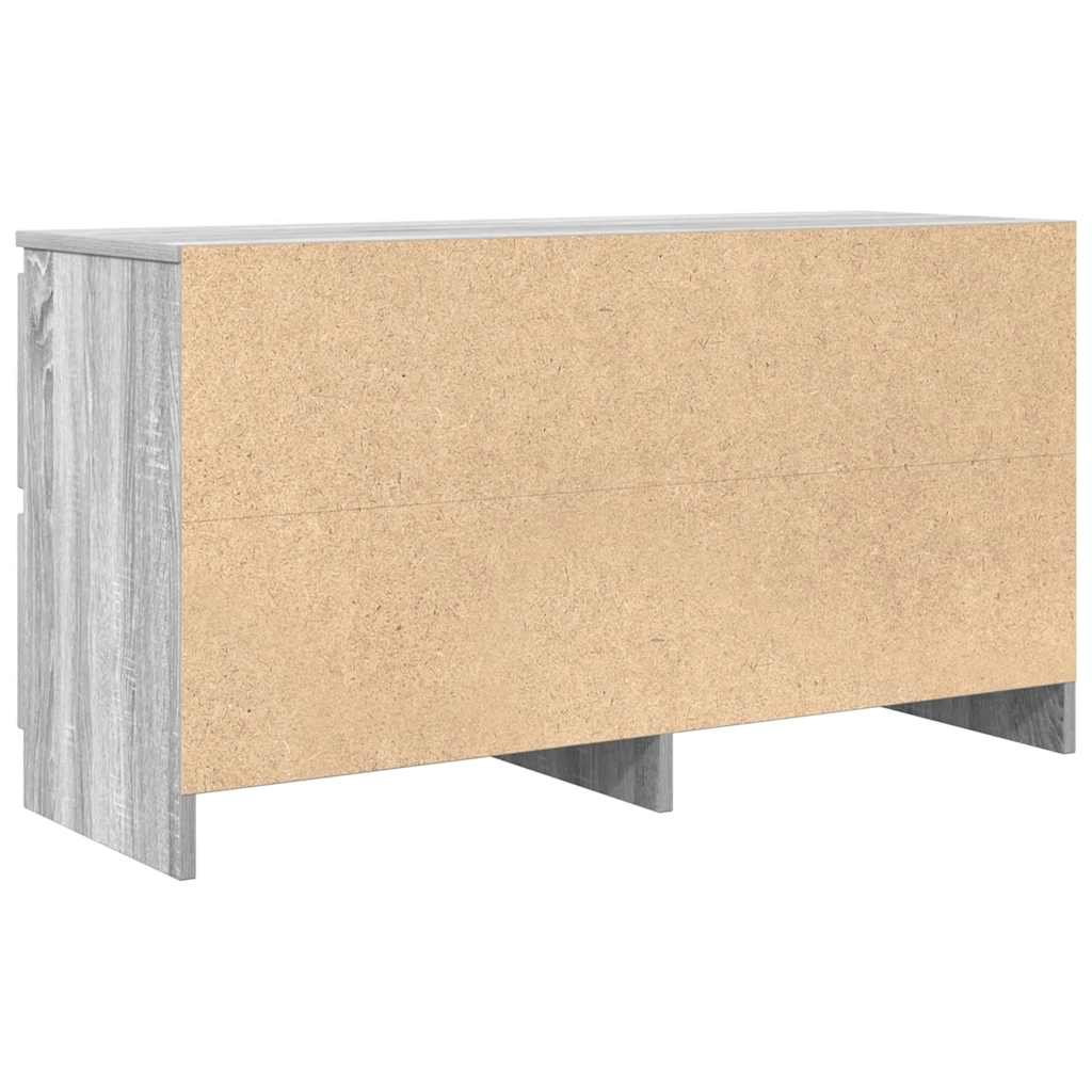 TV Cabinet Grey Sonoma 100x35x54 cm Engineered Wood
