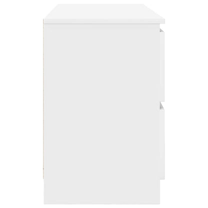 TV Cabinet White 100x35x54 cm Engineered Wood