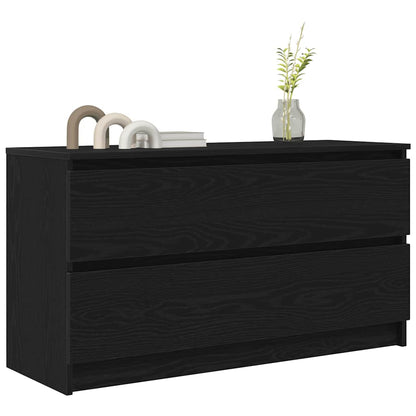 TV Cabinet Black 100x35x54 cm Engineered Wood