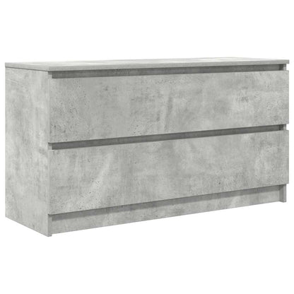 TV Cabinet Concrete Grey 100x35x54 cm Engineered Wood