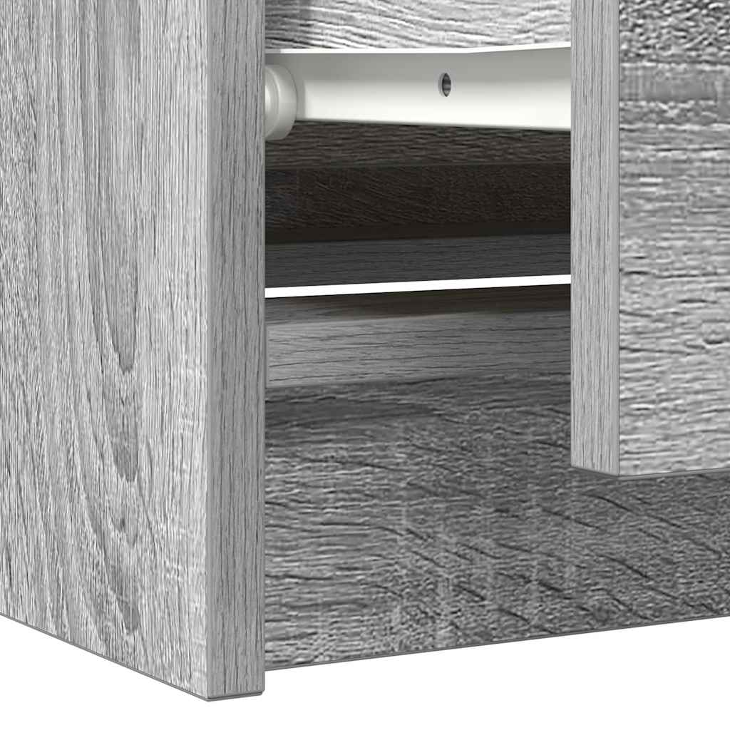 TV Cabinet Grey Sonoma 100x35x54 cm Engineered Wood